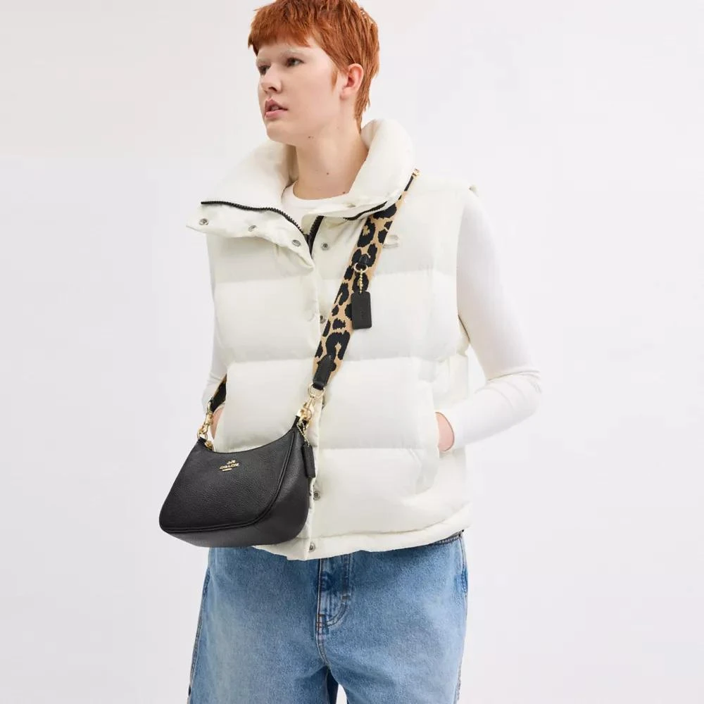 Coach Webbing Strap With Leopard Print 3