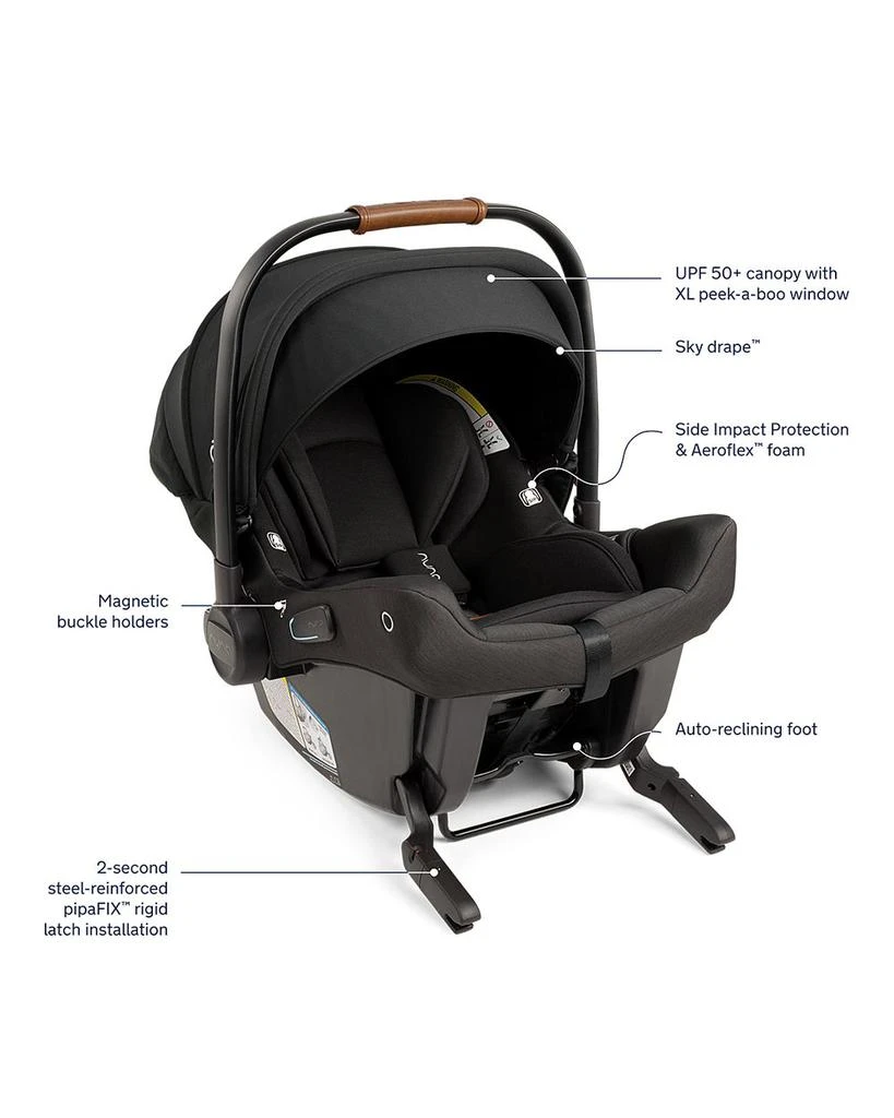 Nuna TRVL LX Stroller 
PIPA Urbn Infant Car Seat Travel System 7