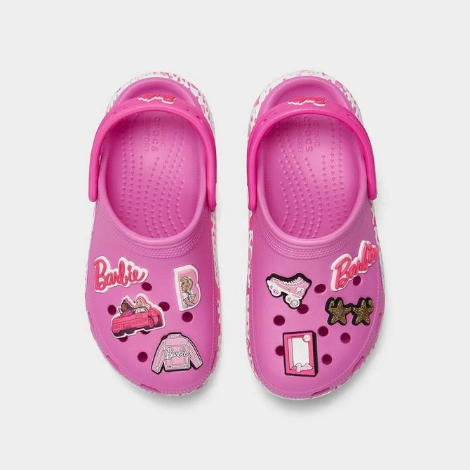 CROCS Girls' Big Kids' Crocs x Barbie Cutie Crush Clog Shoes 9
