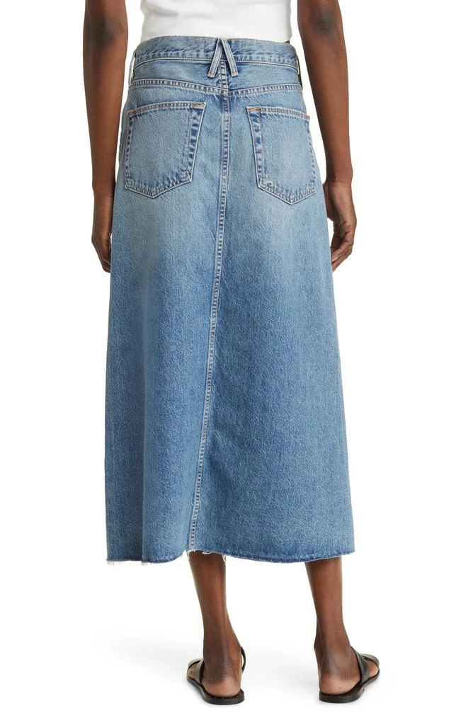 SLVRLAKE Cotton Denim Midi Skirt 2