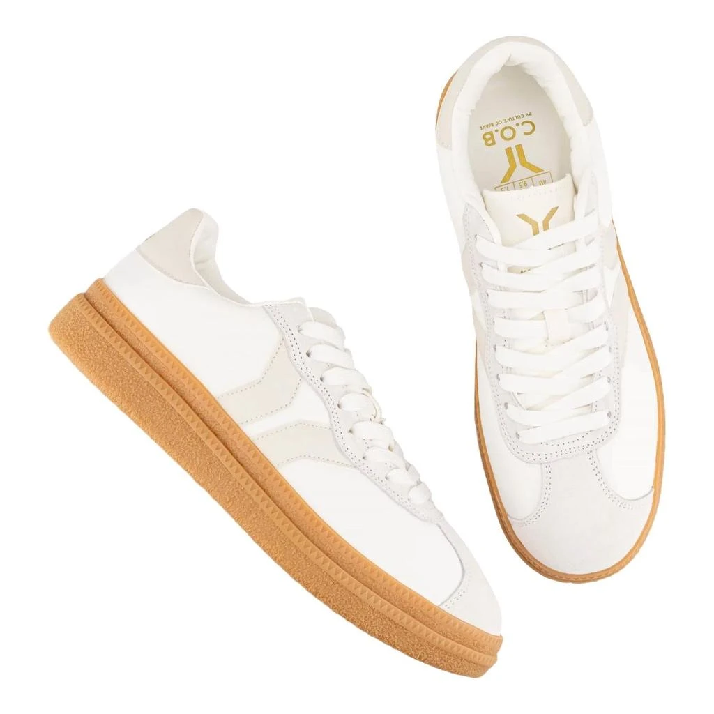 C.O.B by Culture of Brave Women's Believe Sneaker In White/ecru 3