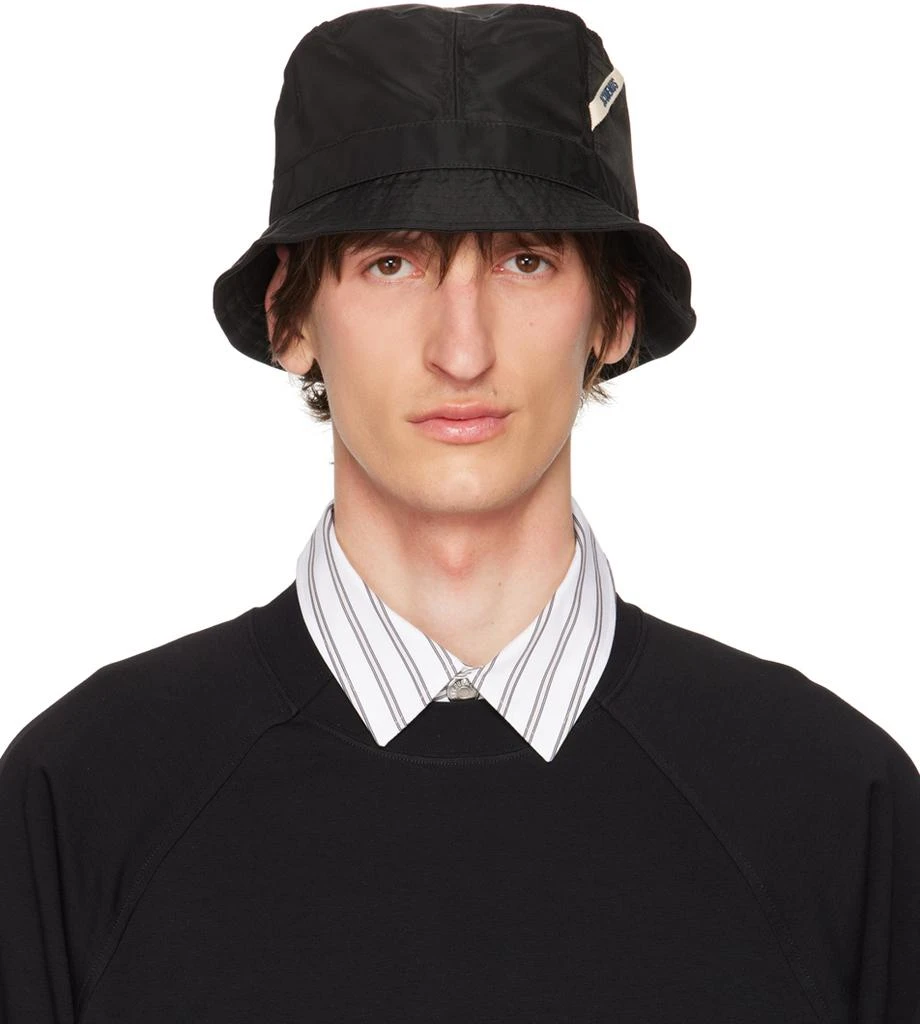 Jacquemus Black Le Chouchou 'Le bob Ovalie' Bucket Hat 1