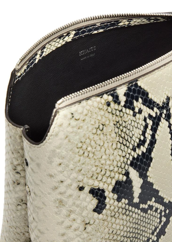 Khaite Lina python-effect leather cross-body bag 4