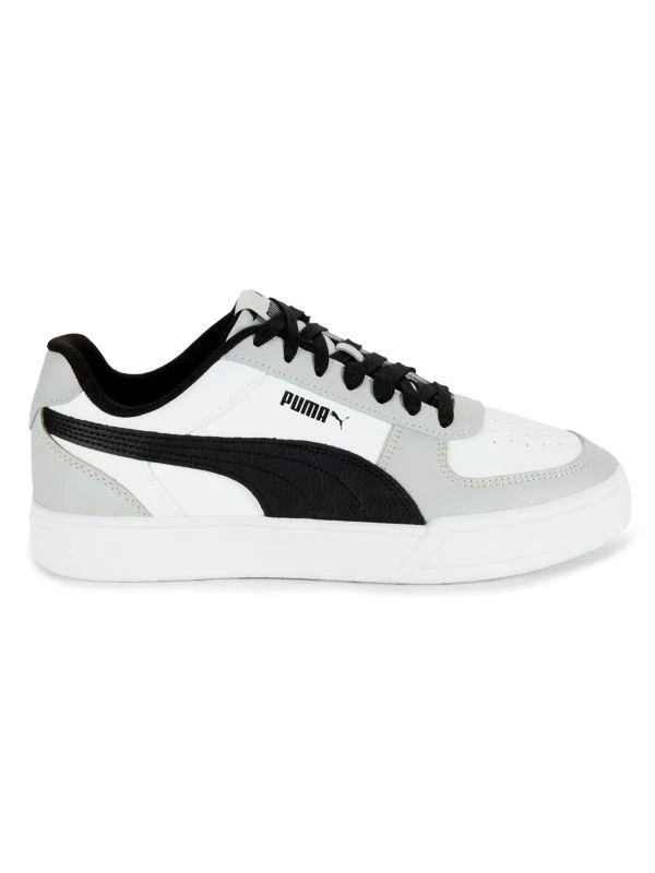 Puma Carter Perforated Leather Low Top Sneakers 1