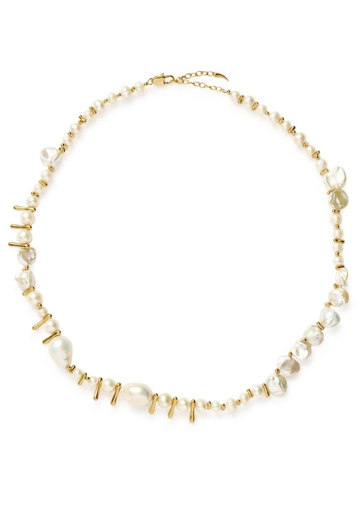 Missoma Mixed Pearl Statement beaded necklace 1