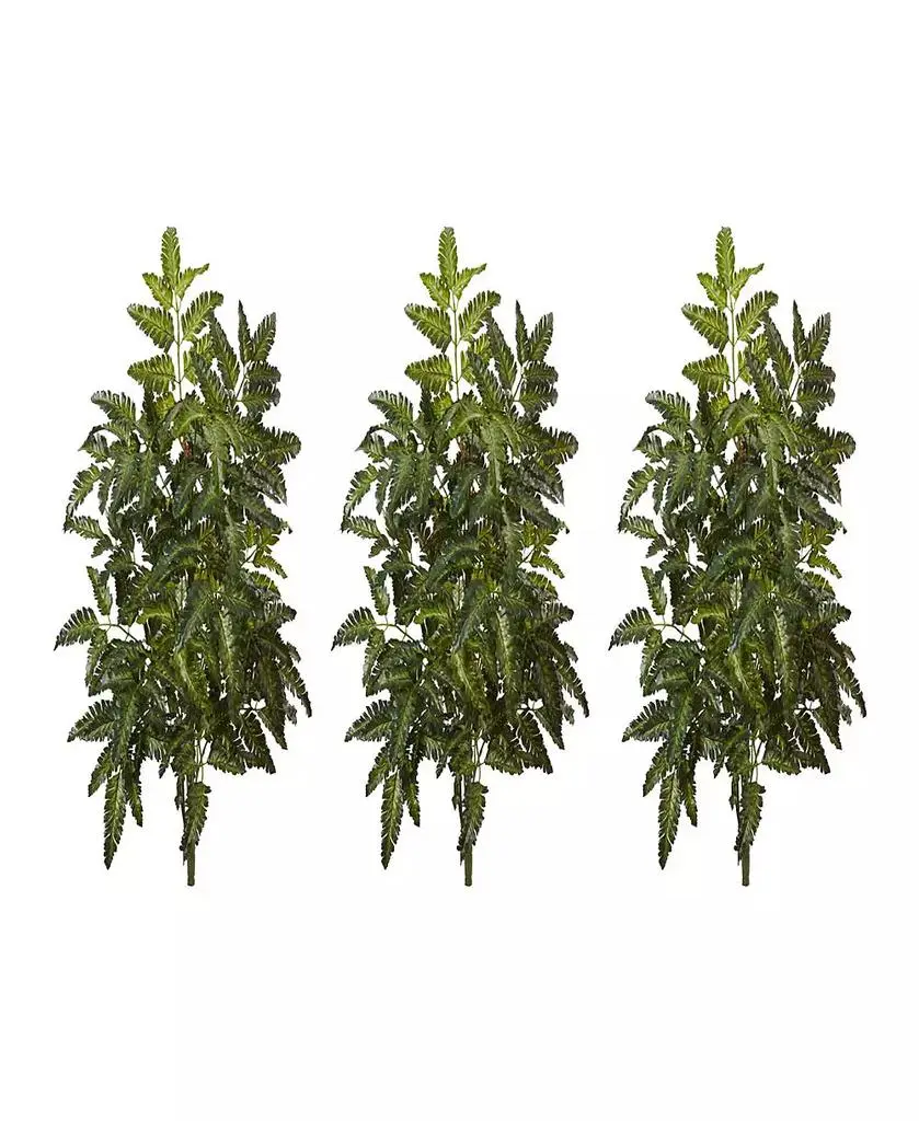 Slickblue Bracken Fern Artificial PlantBracken Fern Artificial Plant for Natural-Looking Greenery (Set of 3)
