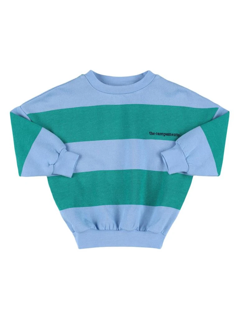 THE CAMPAMENTO Striped Cotton Sweatshirt 1