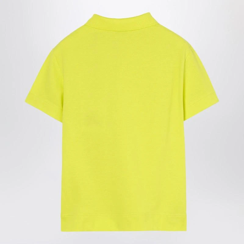 Burberry Lime yellow polo shirt with EKD 2