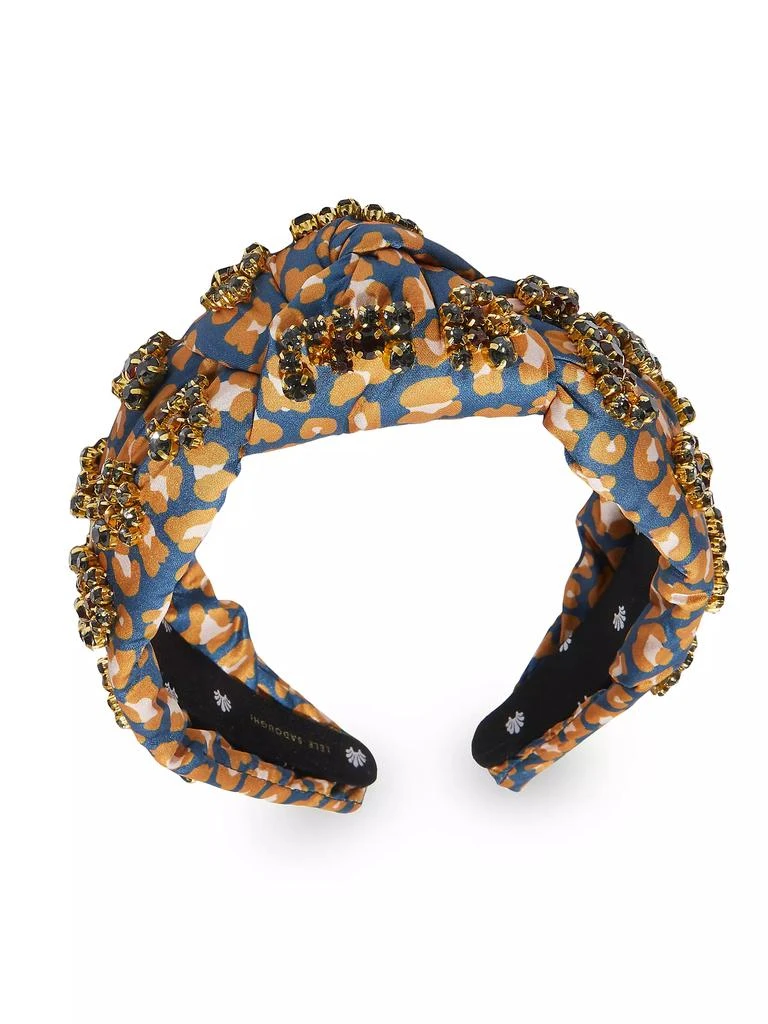 Lele Sadoughi Leopard Knotted Headband 2