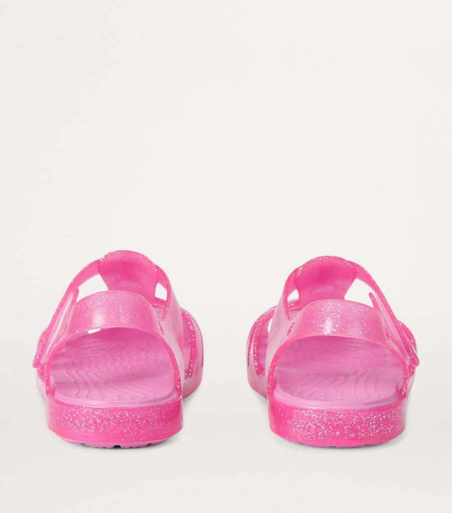 Crocs Kids Glitter Isabella Charm Sandals
