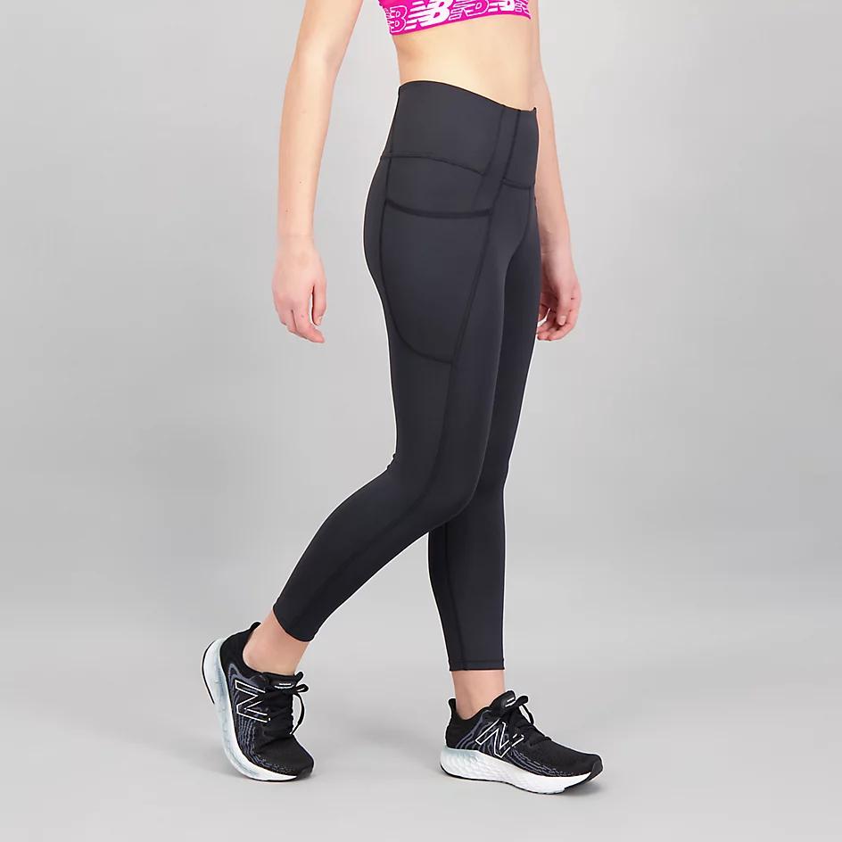 New Balance Shape Shield High Rise Pocket Crop