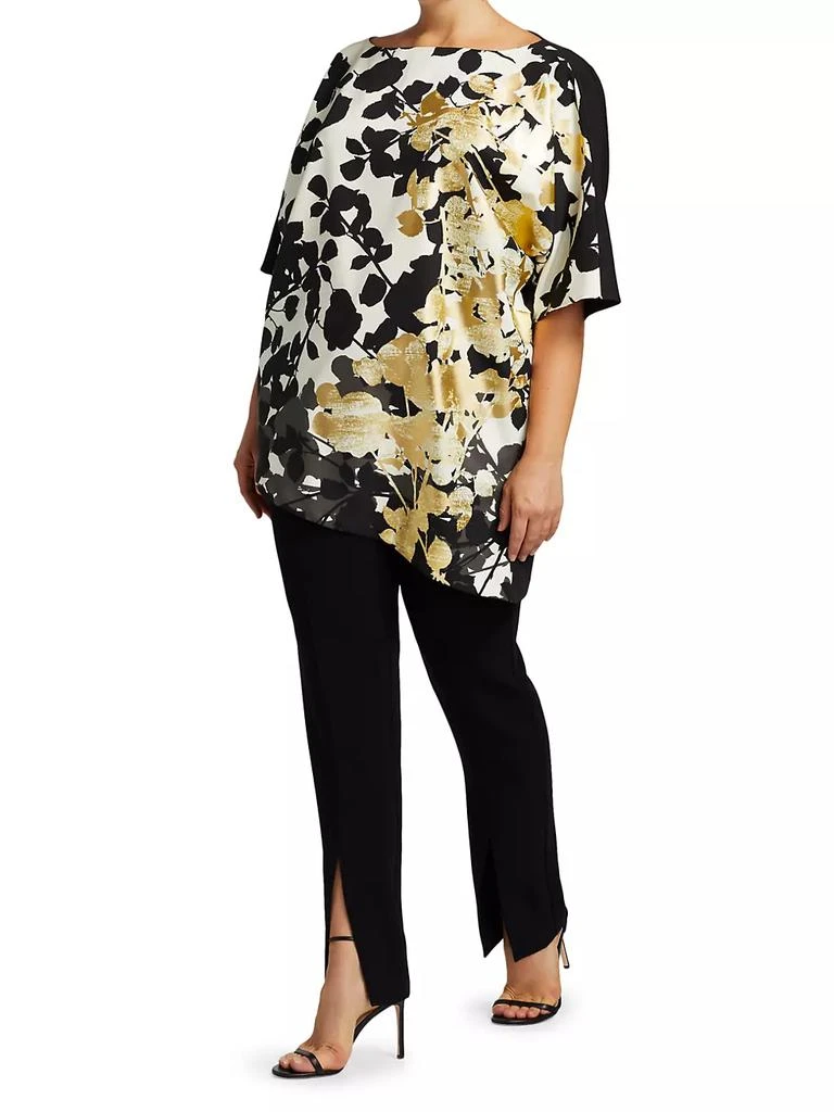 Marina Rinaldi Metallic Asymmetrical Top 2