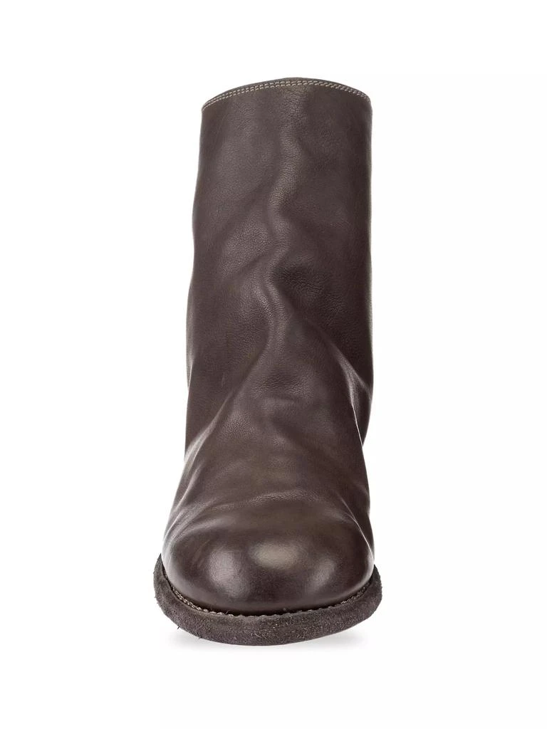 guidi Leather Back Zip Boots 4