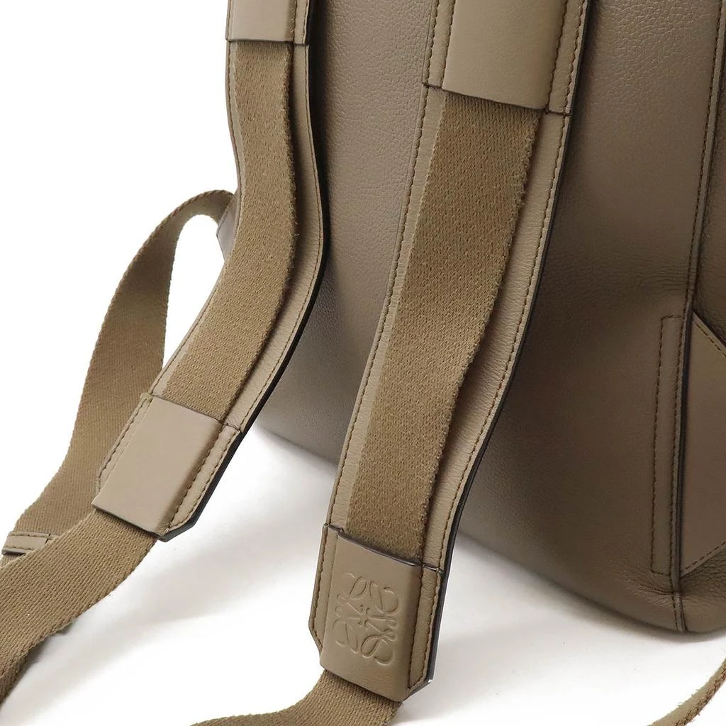 Loewe Goya Slim Backpack Soft Grain Calf Leather Brown 5