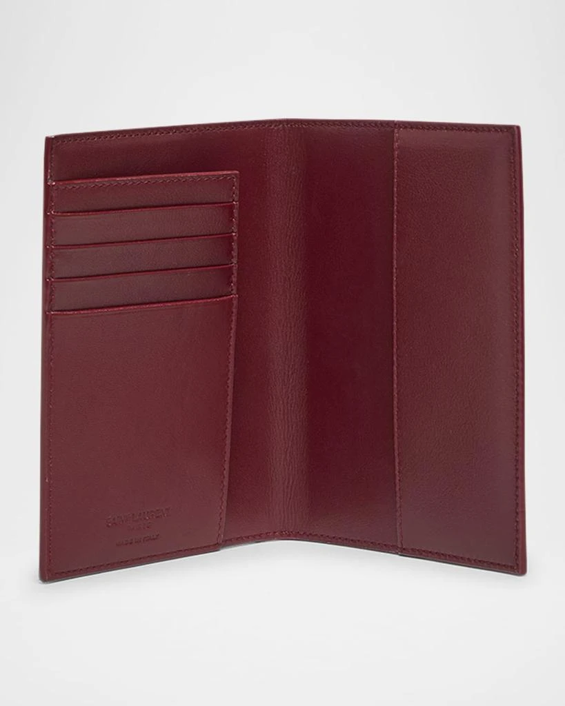 Yves Saint Laurent Passport Holder in Quilted Patent Leather 3