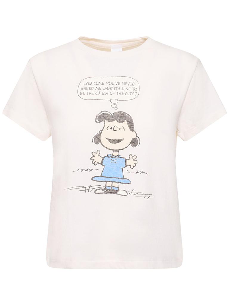 RE/DONE Lucy Cute Classic Cotton T-shirt