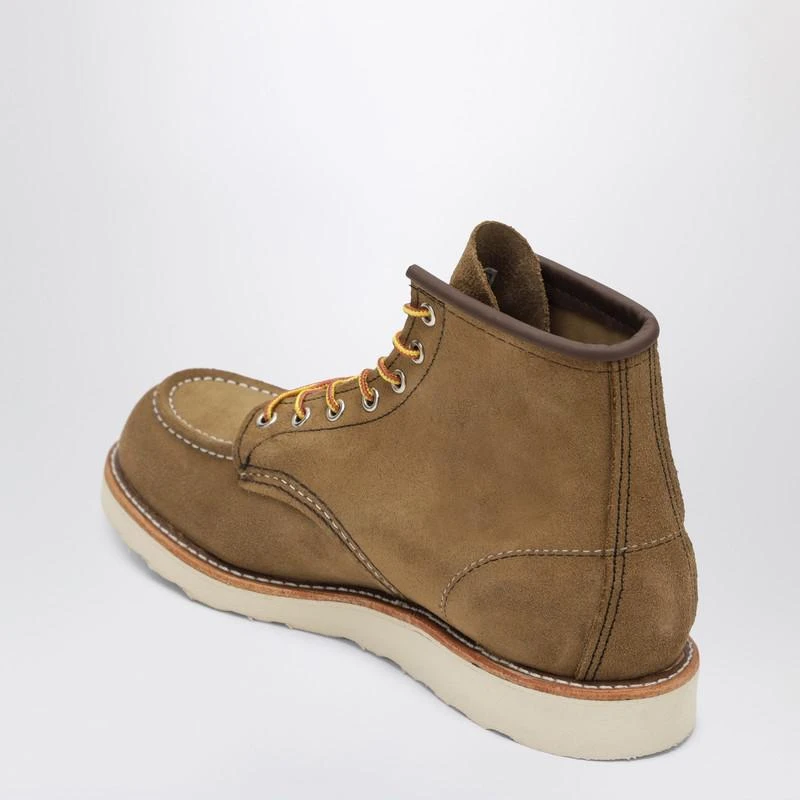 Red Wing Classic Moc Toe in Olive Leather 4