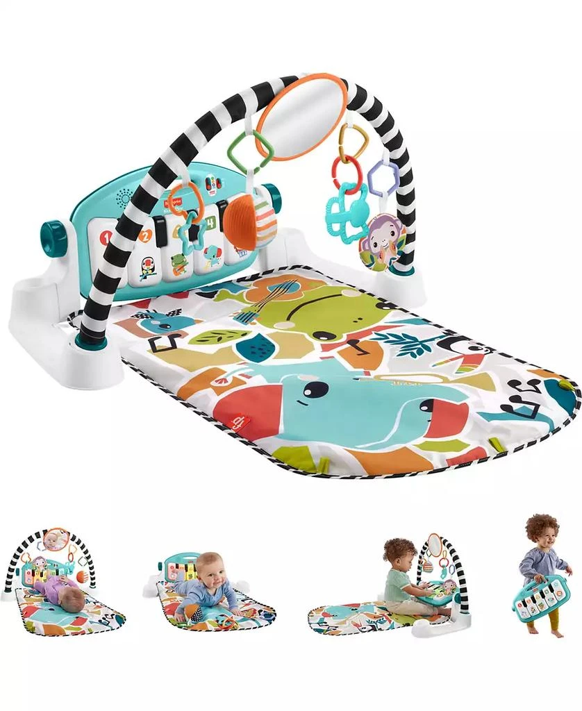 Fisher Price Glow and Grow Kick Play Piano Gym Baby Playmat with Musical Learning Toy 1
