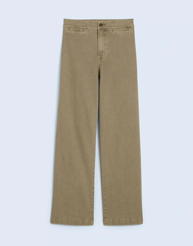 Madewell The Petite Emmett Wide-Leg Crop Pant: Welt Pocket Edition 6