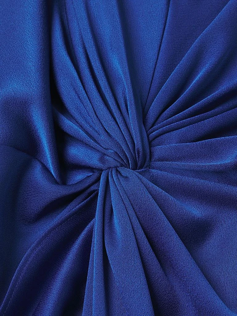 Aidan Mattox Crepe-Back Satin Twist Cocktail Dress 6