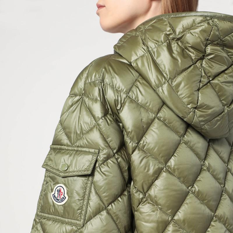ジャケット Moncler Green quilted jacket in nylon Moncler Green quilted jacket in nylon - Jackets - Compare