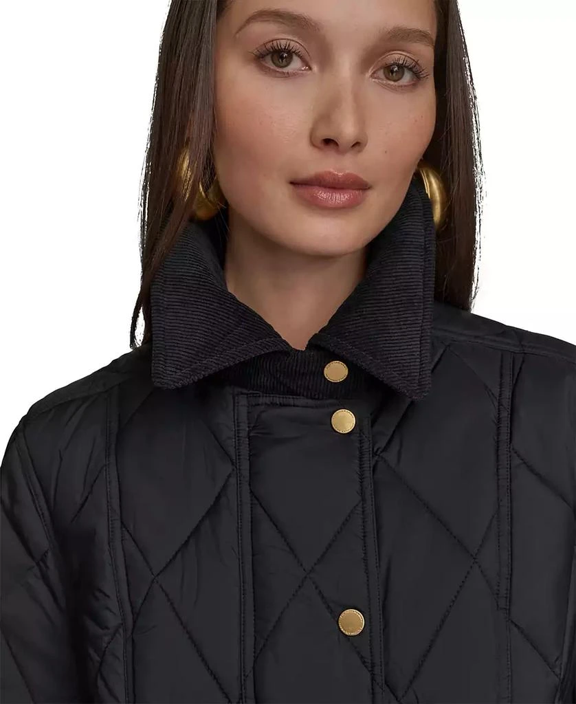 Donna Karan Women's Quilted Barn Jacket 4