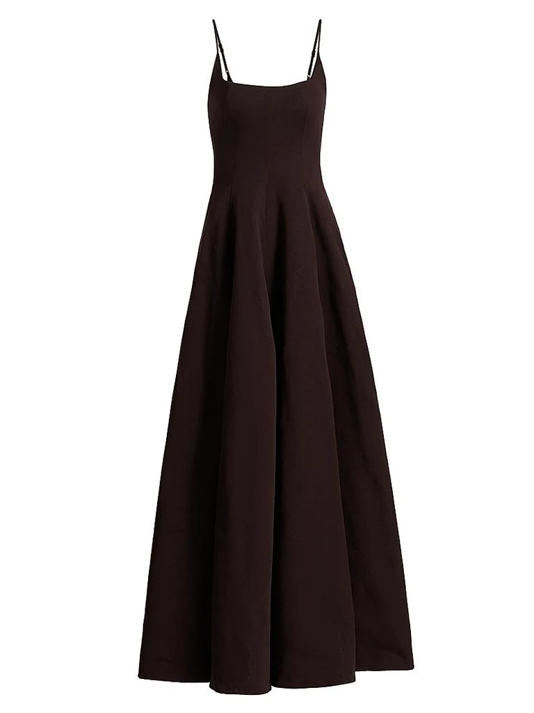 open lace back dress Staud Claretta Dress in Sunburst – Hampden Clothing main image 1