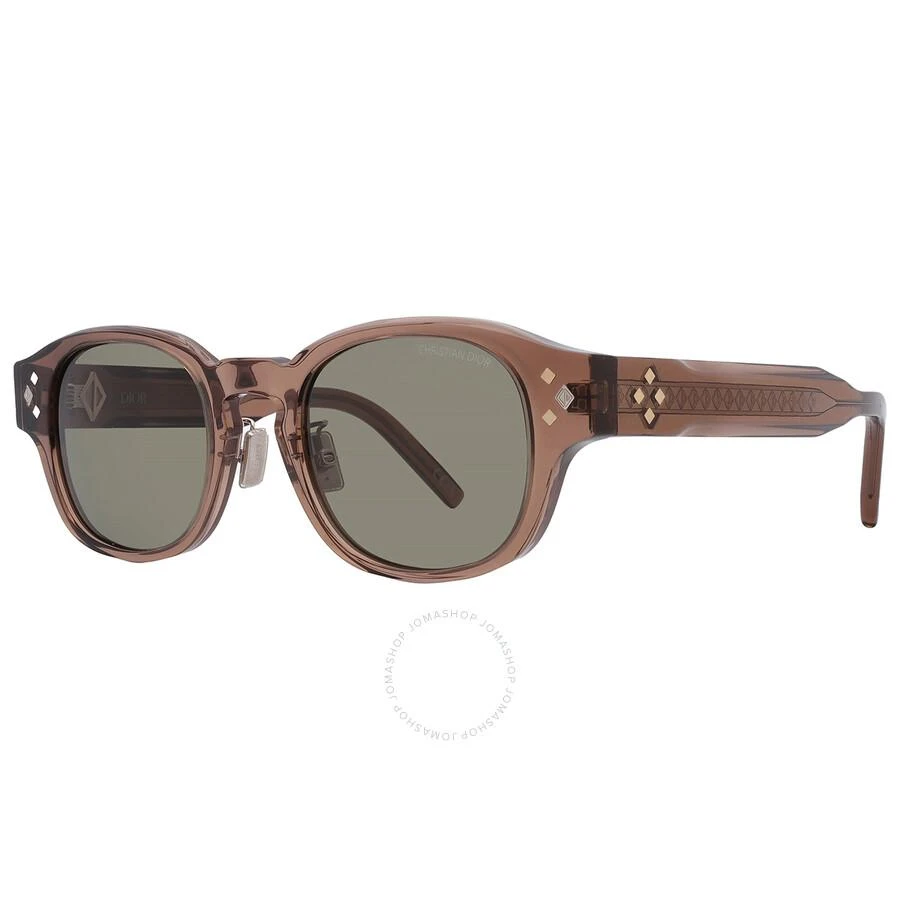 Dior CD DIAMOND R2F Brown Oval Men's Sunglasses DM40117F 45E 51 2