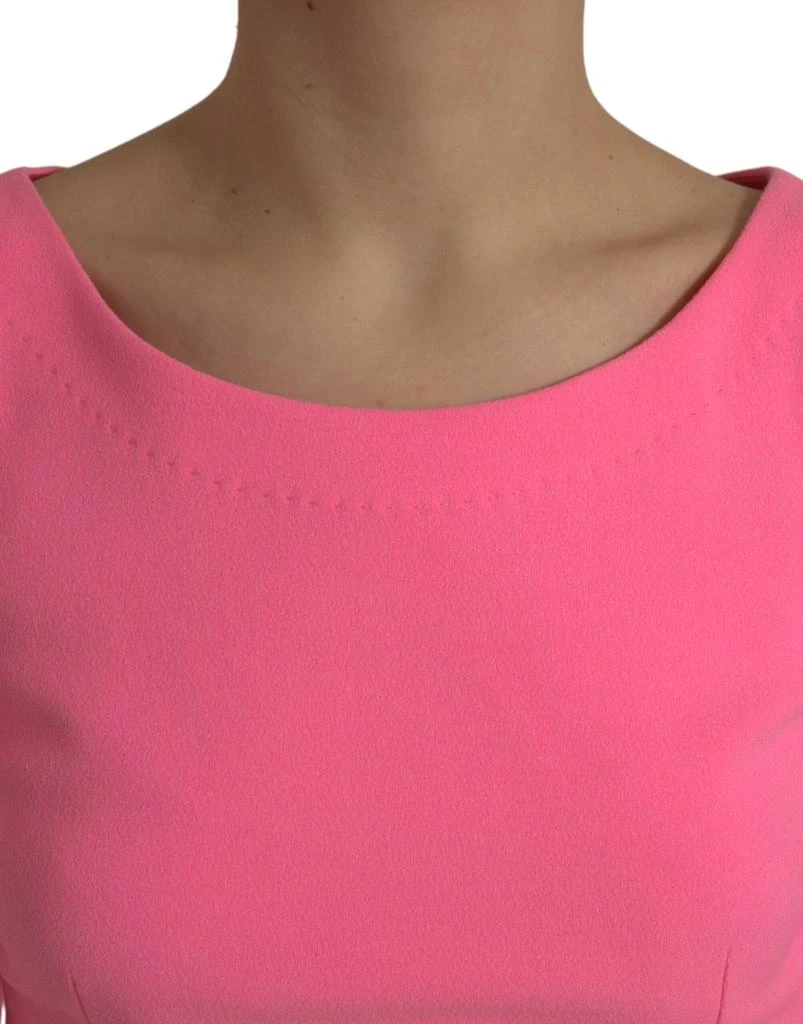 Dolce 
Gabbana Polyester Long Sleeves Sheath Midi Women
s Dress (Pre-Owned) 4