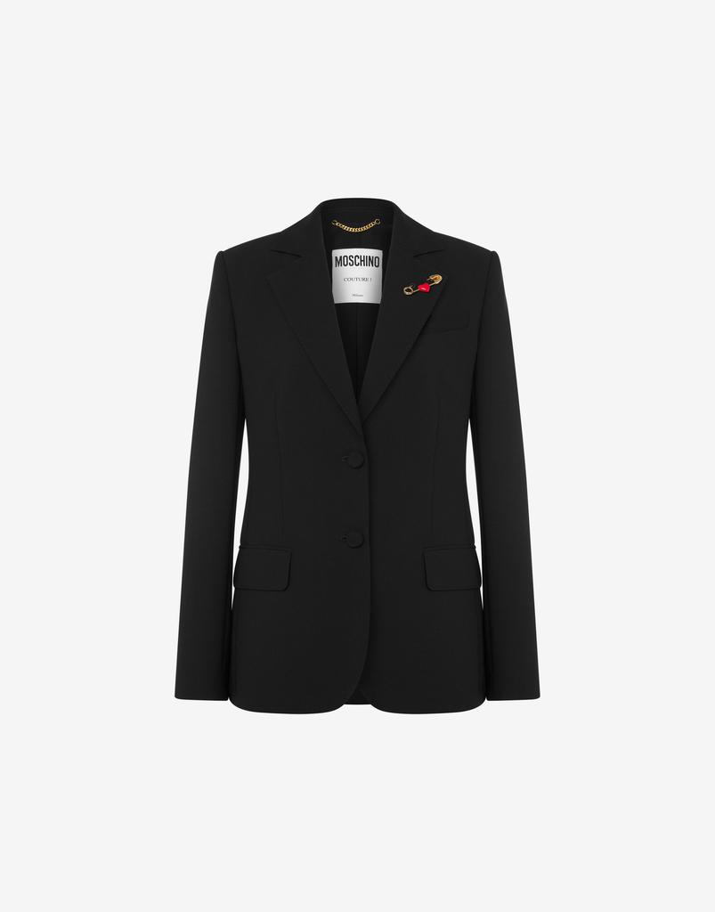 Moschino Heart Safety Pin Jacket