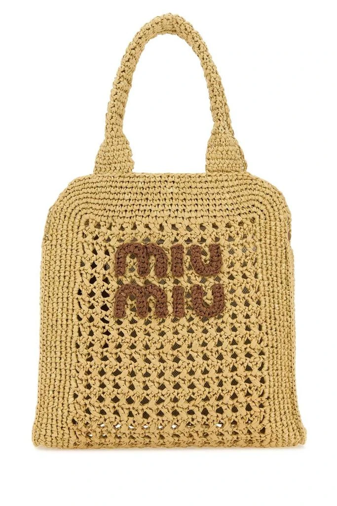 Miu Miu Miu Miu Logo Detailed Handbag 1