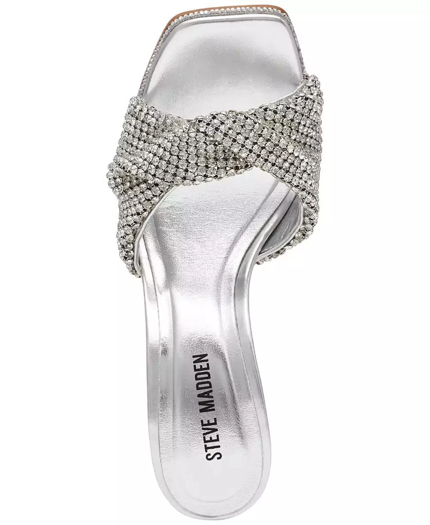 Steve Madden Women's MVP Rhinestone High-Heel Dress Mules 4