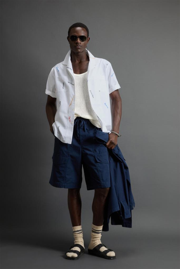 Woolrich Pure Cotton Shirt with Embroidery by Todd Snyder - Unisex - White