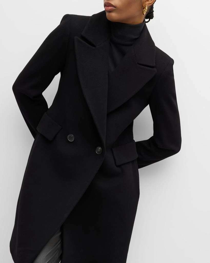 Fleurette Cami Double-Breasted Short Wool Coat 7
