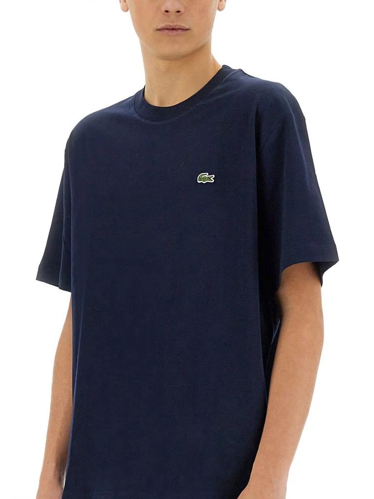 Lacoste Lacoste Logo Patch Crewneck T-Shirt 4