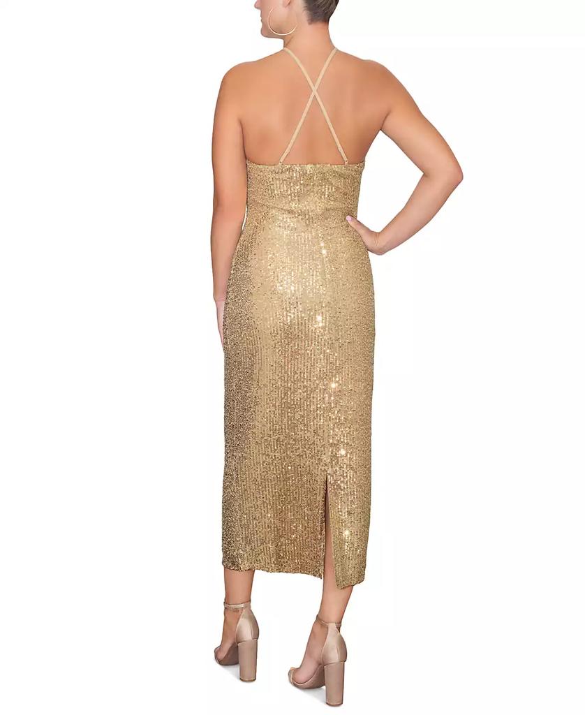 RACHEL Rachel Roy Women's Carmine Sequined Midi Dress