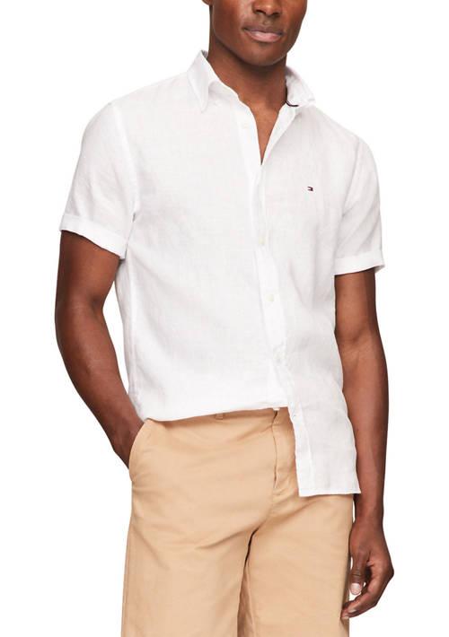 Tommy Hilfiger Hilfiger Premium Linen Short Sleeve Shirt