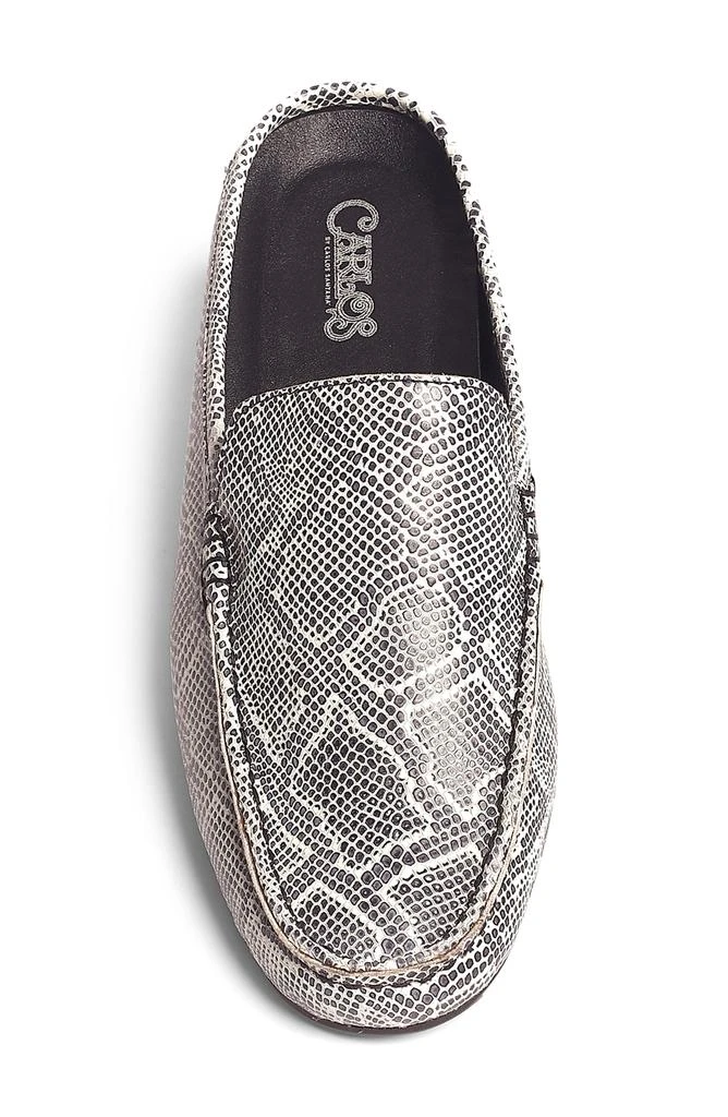 CARLOS SANTANA Hector Snake Embossed Leather Mule 4