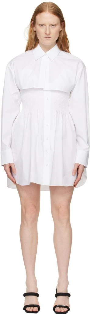 white dress with corset Dave and Johnny Short White Hoco Dress 11206 Ivory / 00