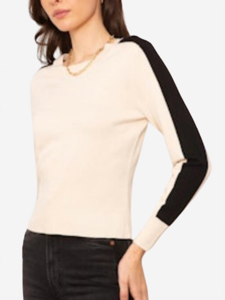 Central Park West Central Park West - Avalon Varsity Crew Sweater