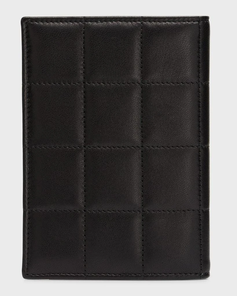Yves Saint Laurent Passport Case in Quilted Smooth Leather 5