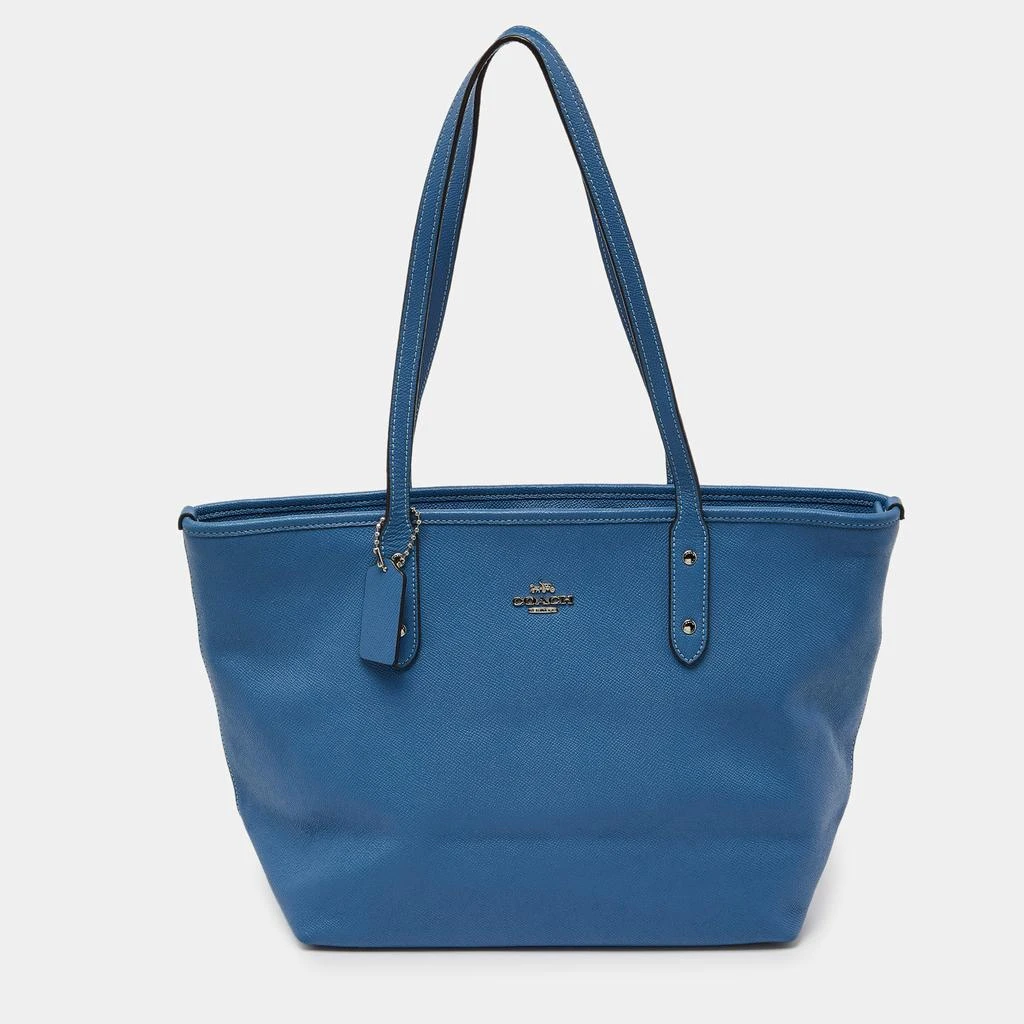 Coach Coach Blue Leather City Zip Tote 1