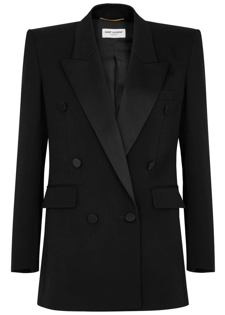 Yves Saint Laurent Double-breasted wool blazer 1