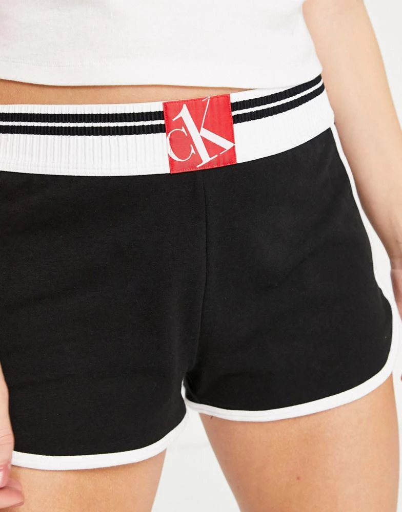 Calvin Klein Calvin Klein loungewear sleep shorts in black 3