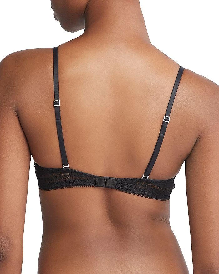 Calvin Klein Minimalist Micro Lace Push Up Plunge Bra 2