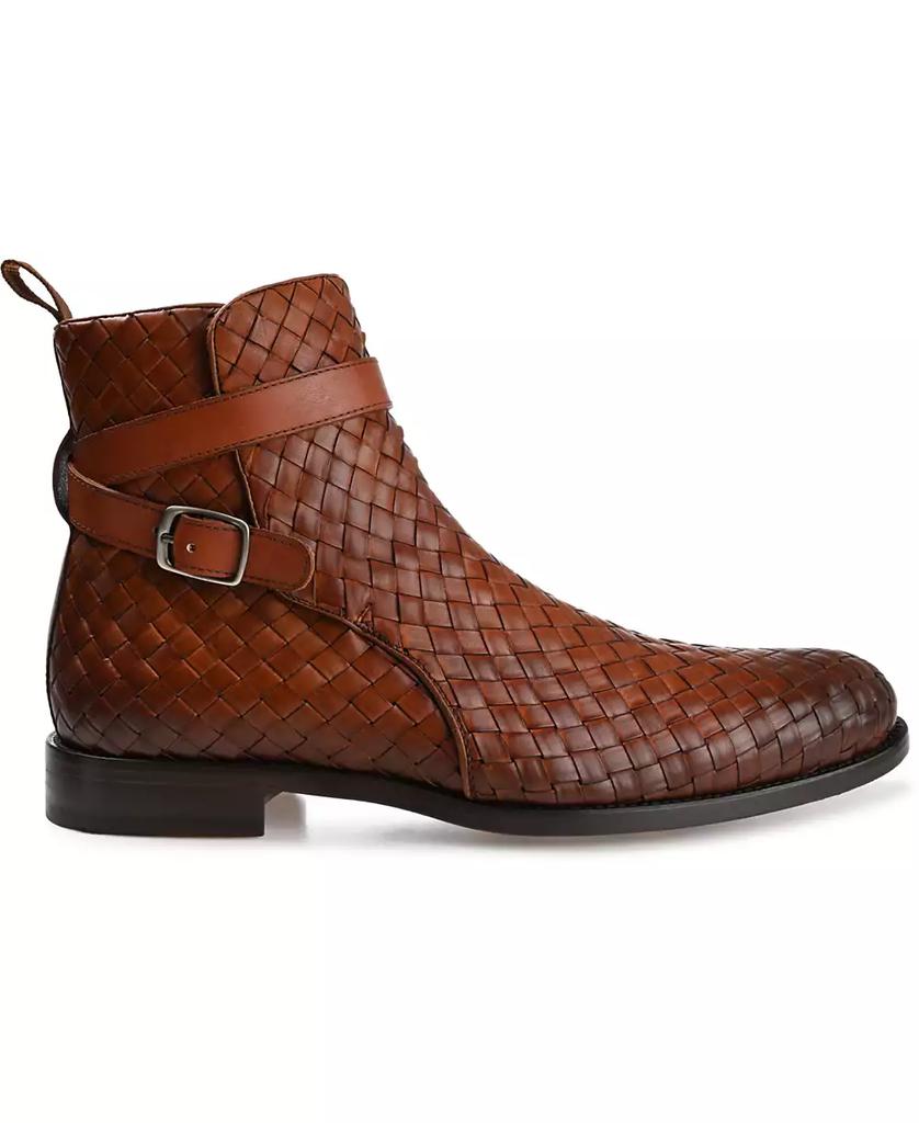 Taft Men's Dylan Hand-Woven Leather Buckle Jodhpur Boots