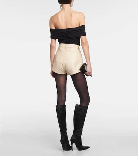 Magda Butrym High-rise leather shorts 3