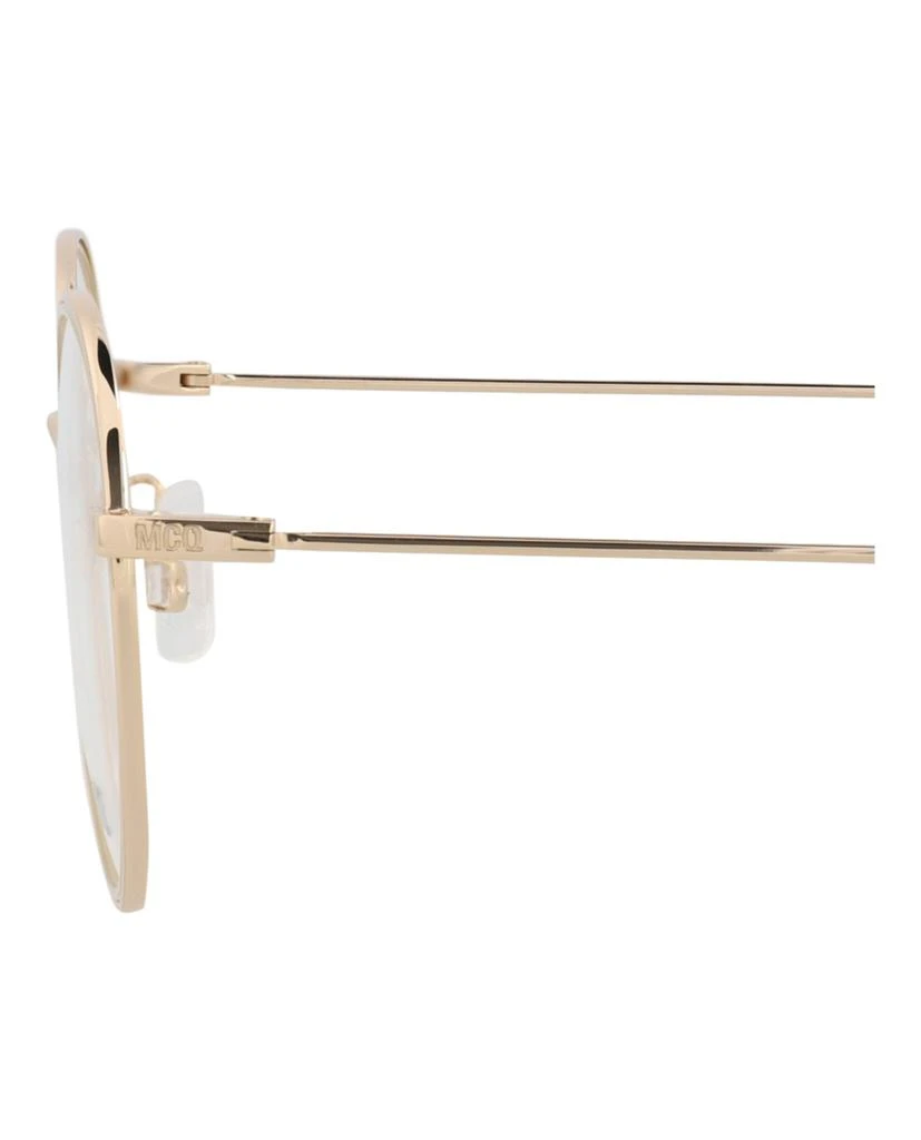 Alexander McQueen Round-Frame Metal Optical Frames 4