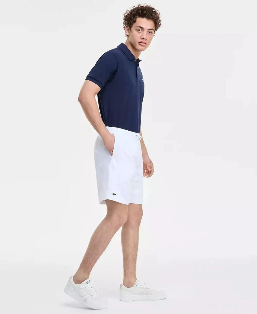 Lacoste Men's Diamante-Print 8" Sport Drawstring Shorts 4