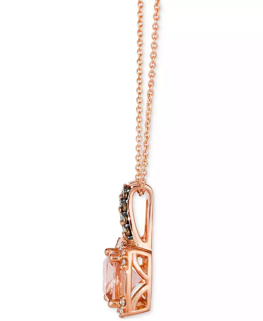 Le Vian Peach Morganite (1-1/4 ct. t.w.) 
Diamond (1/4 ct. t.w.) Pendant Necklace in 14k Rose Gold 2
